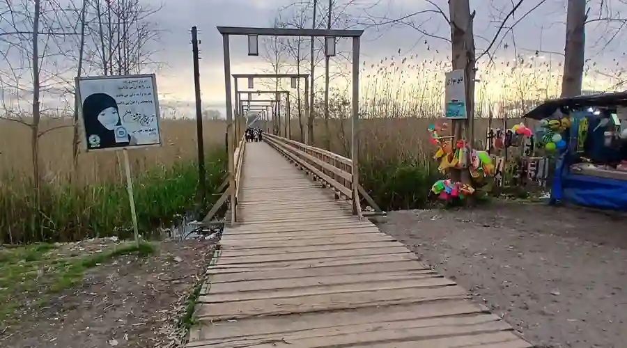 پل چوبی کیاشهر