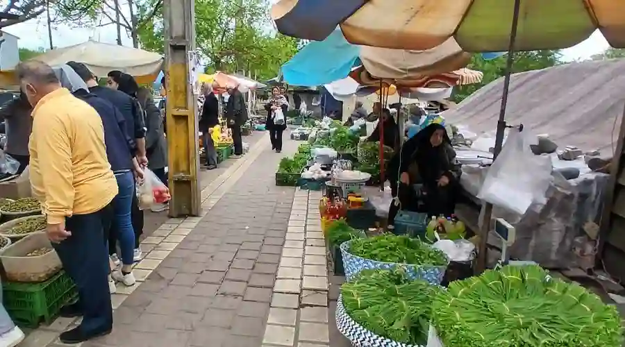 بازار روز عاقلیه لاهیجان